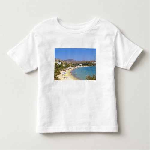Greece Paros Island Krios Beach from above Toddler T_shirt