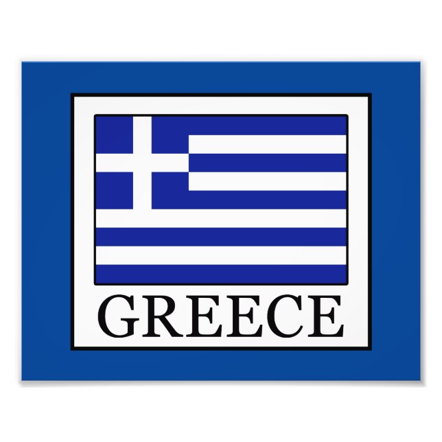 Greece Photo Print (Front)
