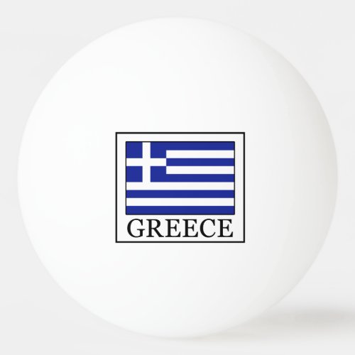 Greece Ping Pong Ball