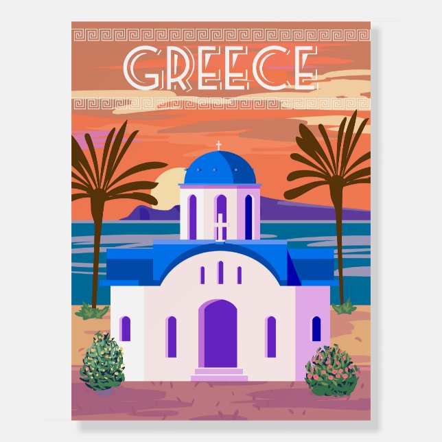 Greece Poster Travel Greek (Front)