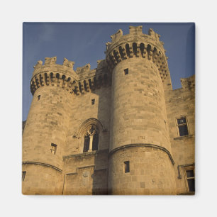 Greece, Rhodes Town. View of the Palace of the Magnet