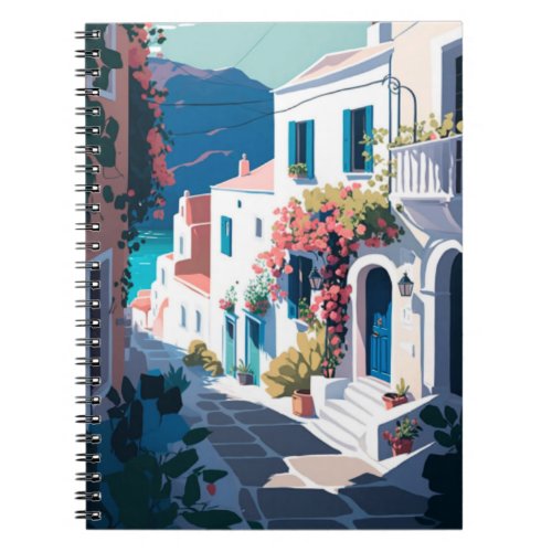 Greece Santorini Notebook