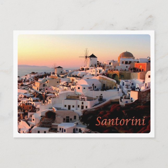 Greece - Santorini - Thera - Thira - Oia - Postcard (Front)