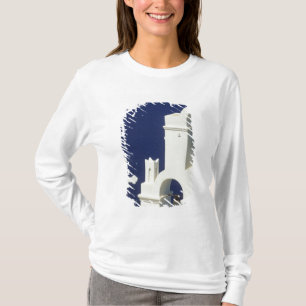 Greece, Santorini. View of a Greek church and T-Shirt