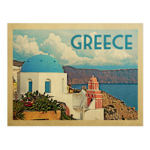 Greece Postcards No Minimum Quantity Zazzle
