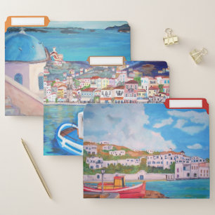 Greece - Set of File Folders
