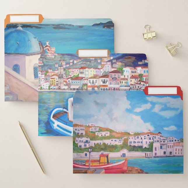 Greece - Set of File Folders (Set)