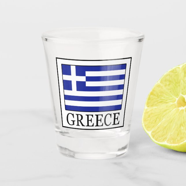 Greece Shot Glass (Front)