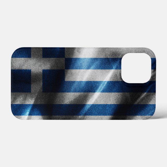Greece silk flag Case-Mate iPhone case (Back (Horizontal))