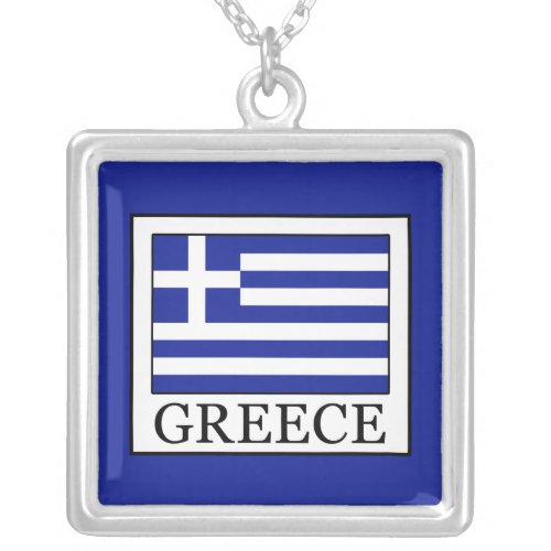 Greece Silver Plated Necklace
