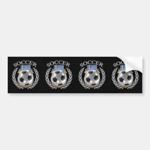 Greece Soccer 2016 Fan Gear Bumper Sticker