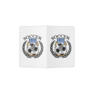 Greece Soccer 2016 Fan Gear Passport Holder