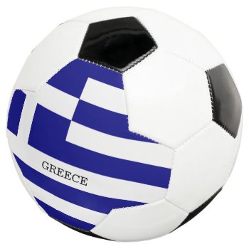 Greece Soccer Ball by flagart at Zazzle