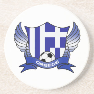 Greece Soccer Coasters