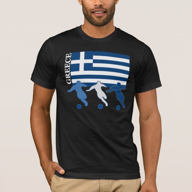 Greece - Soccer Players T-Shirt (Front)