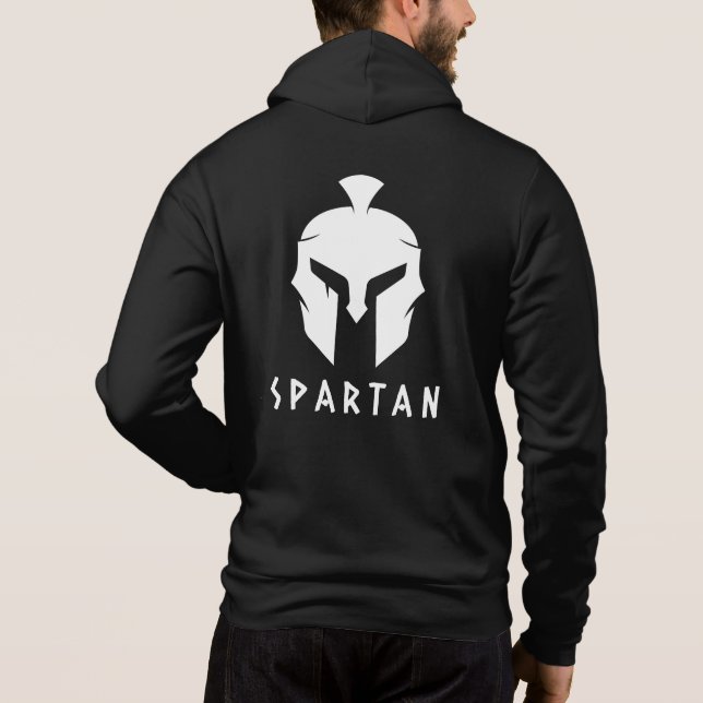 Greece Spartan Men's Hoodie (Back)