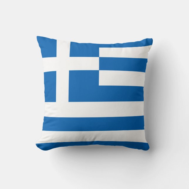 Greece Throw Pillow (Front)