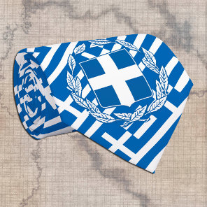 Greece Ties, fashion Greek Flag business Neck Tie