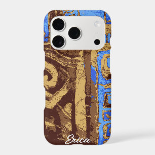 Greece Totem Tribal Abstract Art Personalized iPhone 17 Pro Case