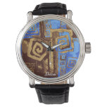 Greece Totem Tribal Abstract Art Personalized Watch at Zazzle
