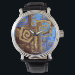 Greece Totem Tribal Abstract Art Personalized Watch<br><div class="desc">Greece Totem Tribal Abstract Art Personalized Watch for her and for him</div>