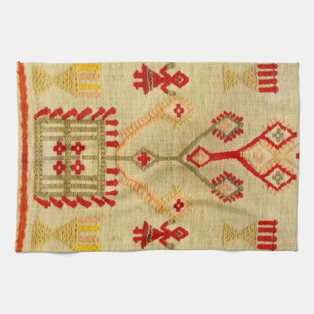 greece traditional ethnic motif greek symbol kitchen towel (Horizontal)
