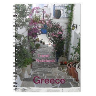 Greece Travel Destination Notebook
