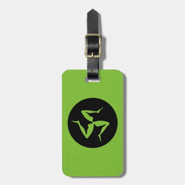 Greece: Triskelion Luggage Tag (Front Vertical)
