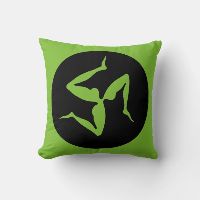Greece: Triskelion Throw Pillow (Front)