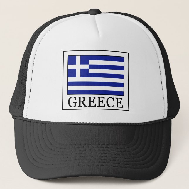 Greece Trucker Hat (Front)