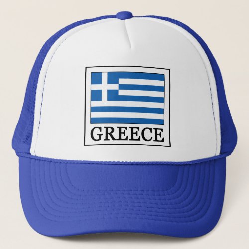 Greece Trucker Hat