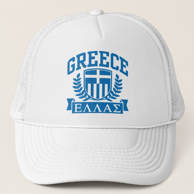 Greece Trucker Hat (Front)