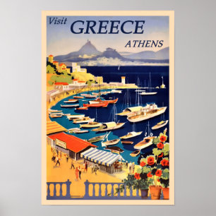 Greece Vintage Poster