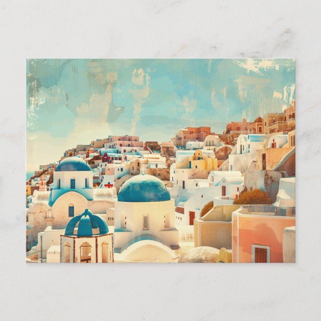 Greece Vintage Travel Postcard (Front)