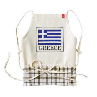 Greece Zazzle HEART Apron