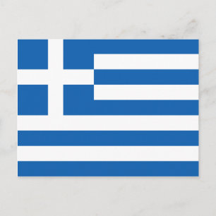 Greece's Flag Postcard