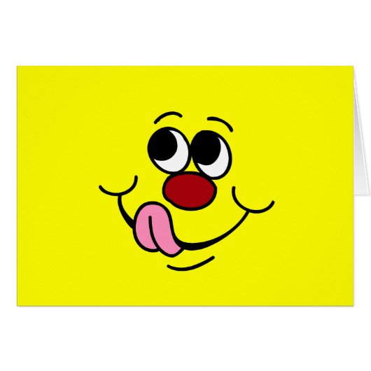 Greedy Face Grumpey Cards (Front Horizontal)
