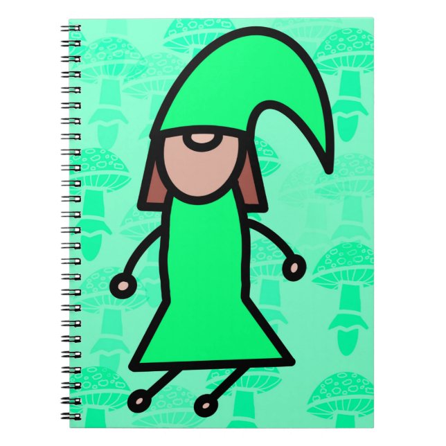 Greeeeen Gnome Notebook (Front)