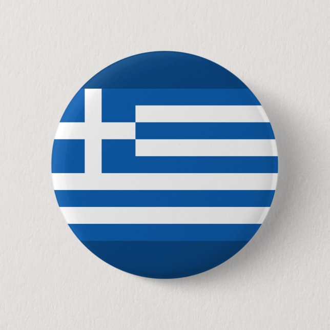 Greeek Flag Button (Front)