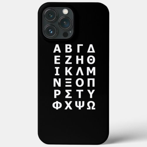 Greek Alphabet Case_Mate iPhone Case