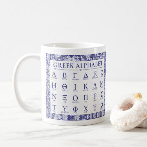 Greek Alphabet  Coffee Mug
