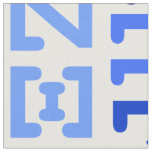 Greek alphabet fabric