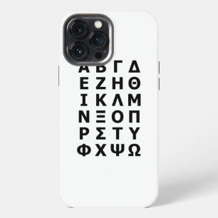 Greek Alphabet iPhone 13 Pro Max Case