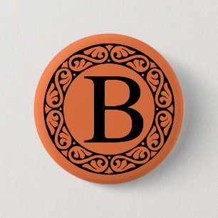 Greek Alphabet Letter Beta Pinback Button