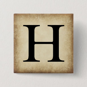 Greek Alphabet Letter Eta Pinback Button