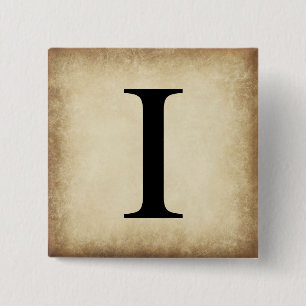 Greek Alphabet Letter Iota Pinback Button
