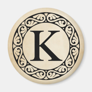Greek Alphabet Letter Kappa Magnet