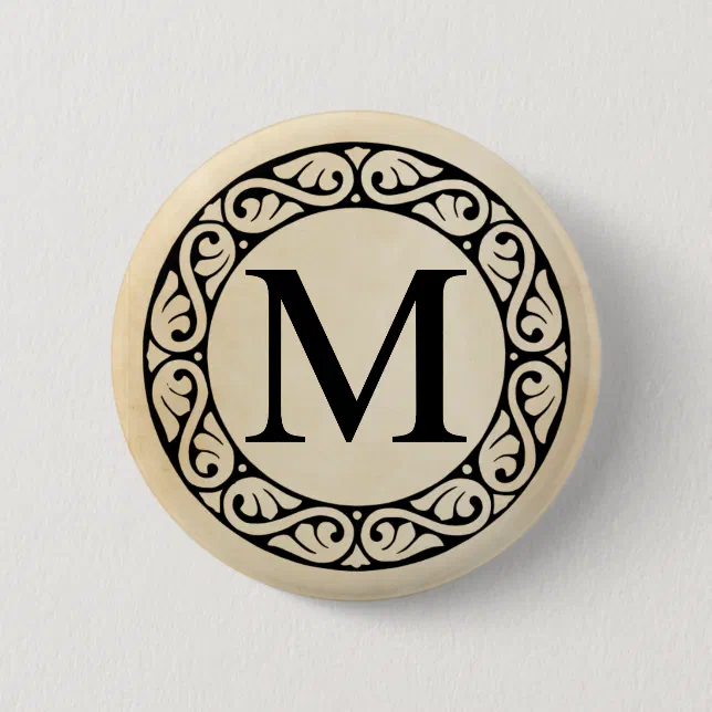 Greek Alphabet Letter Mu Pinback Button | Zazzle