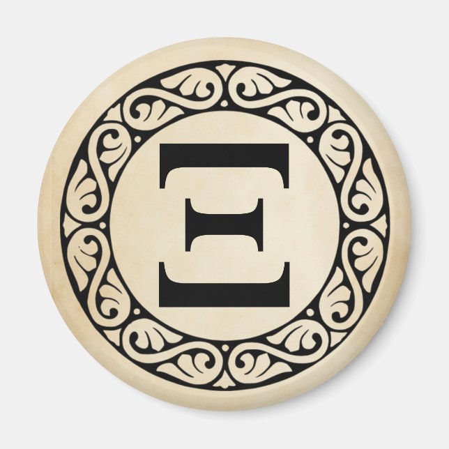 Greek Alphabet Letter Xi Magnet (Front)