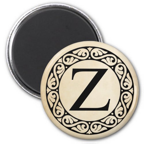 Greek Alphabet Letter Zeta Magnet